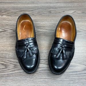 Allen Edmonds Bridgeton Black Tassel Loafers 9.5 E